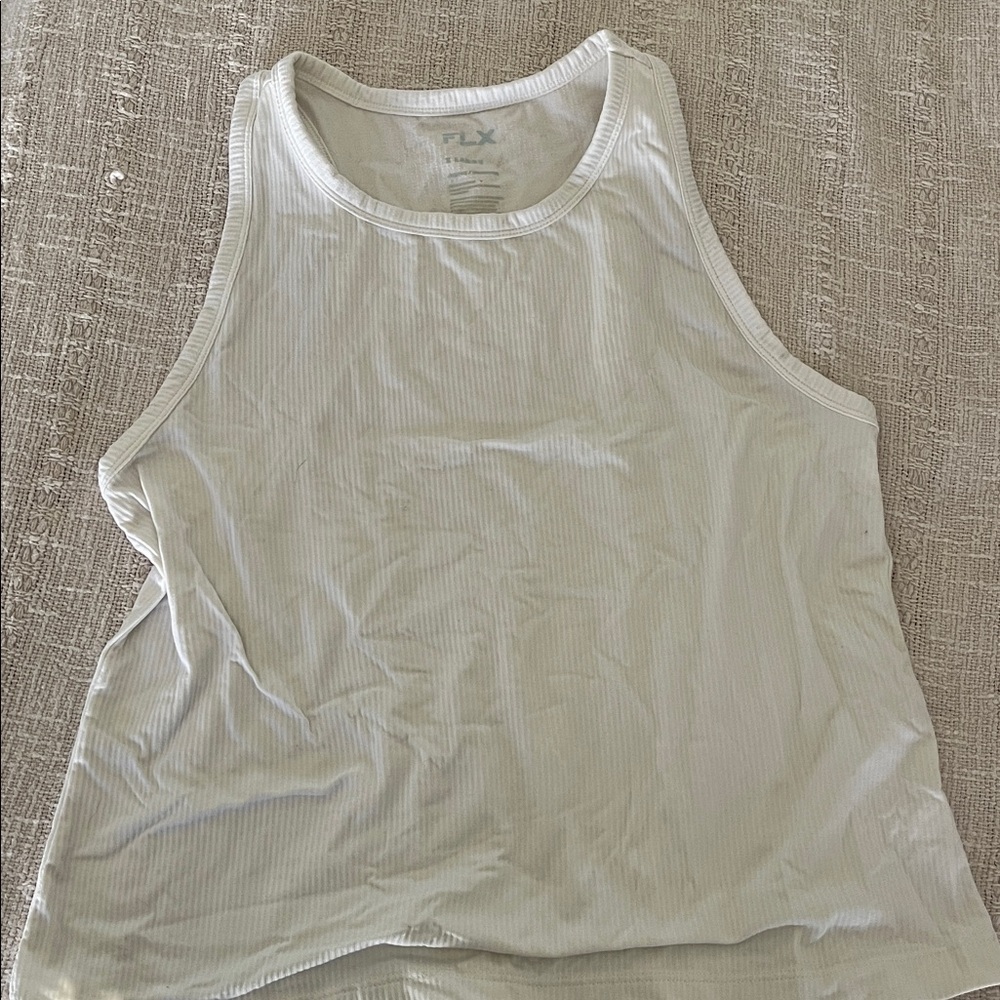 White FLX Tank Top